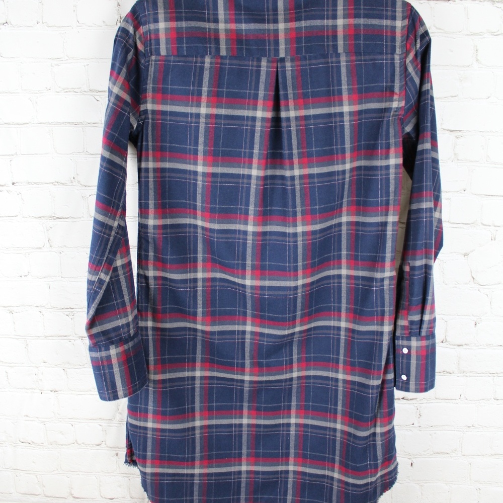DA 1961 Prince & Mott Flannel ShirtDress w Pockets - Picture 5 of 8